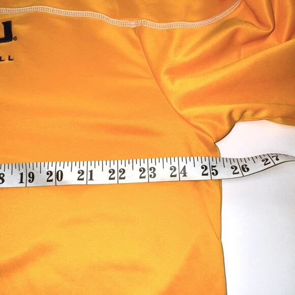 Northern Arizona University X Adidas Mockneck Sweater 3/4 Zip New Yellow Large - Picture 6 of 9